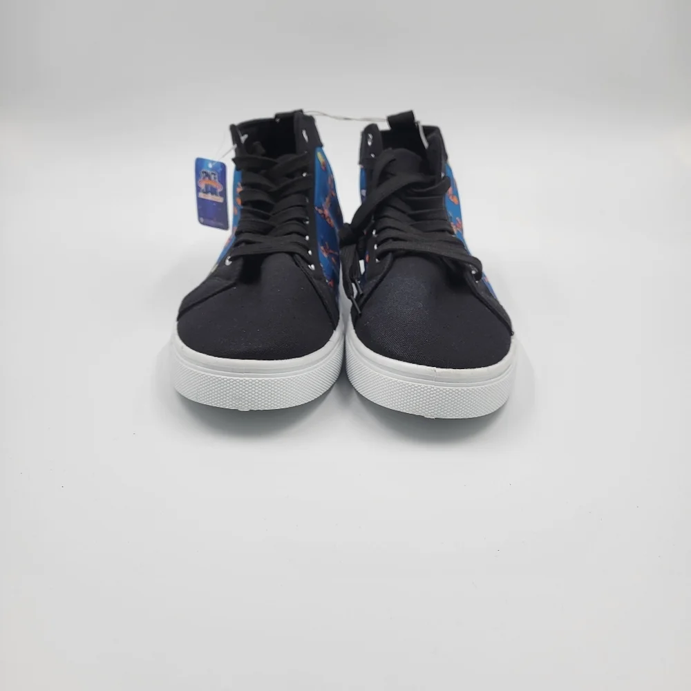 Space Jam New Legacy Canvas Shoes Sneakers High Top Black Mens Size 9-11 - Picture 4 of 7